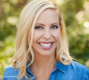 stock image of a woman smiling for a blog about how to fix a chipped tooth with cosmetic dentistry treatments in Charlotte, NC