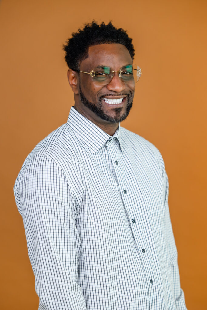 Smiling male patient of Dr. Patrick Broome at Charlotte Center of Cosmetic Dentistry